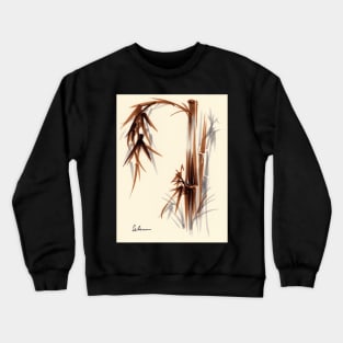 Huntington Gardens Plein Air Bamboo Drawing #1 Crewneck Sweatshirt